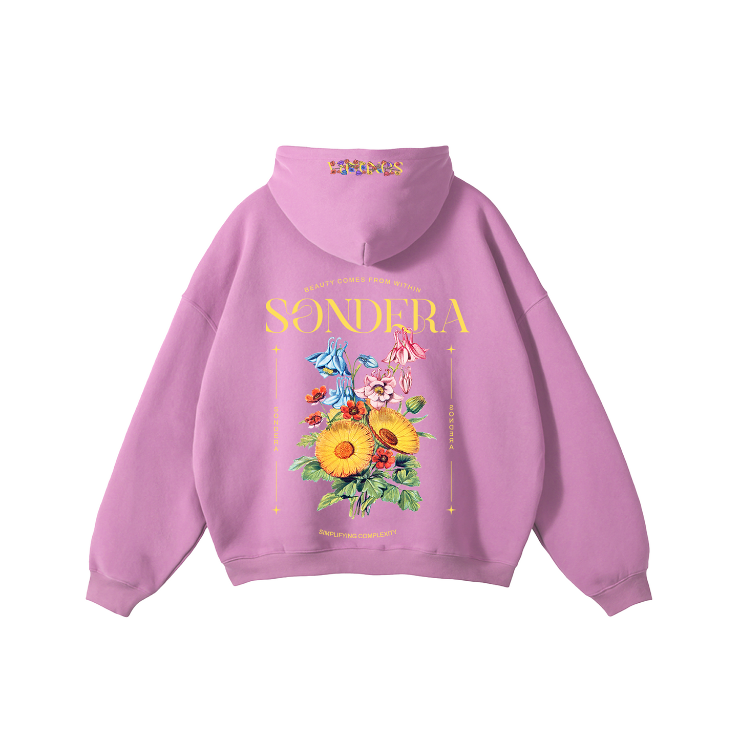 PINK "BLOOM" PULLOVER HOODIE