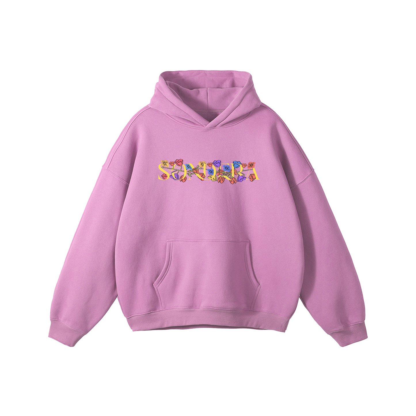 PINK "BLOOM" PULLOVER HOODIE