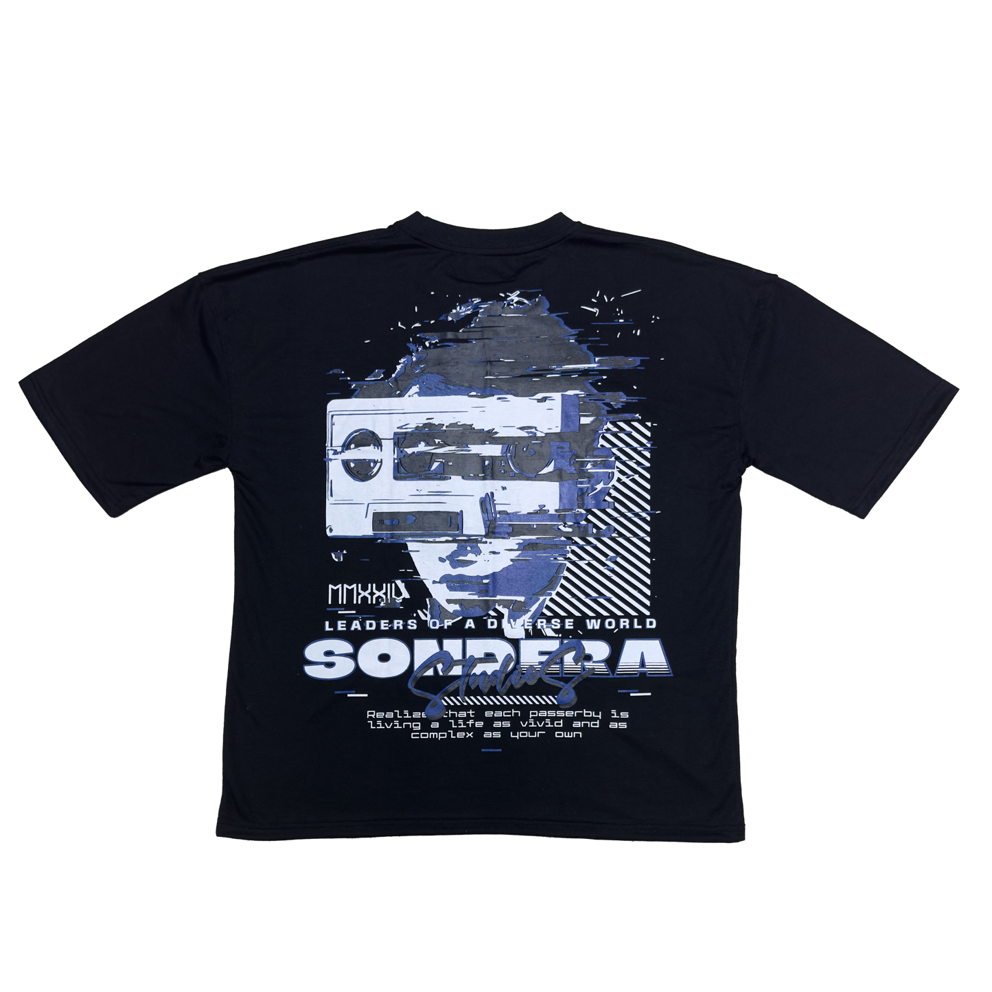 BLACK AND BLUE "INTRO TAPE" TEE