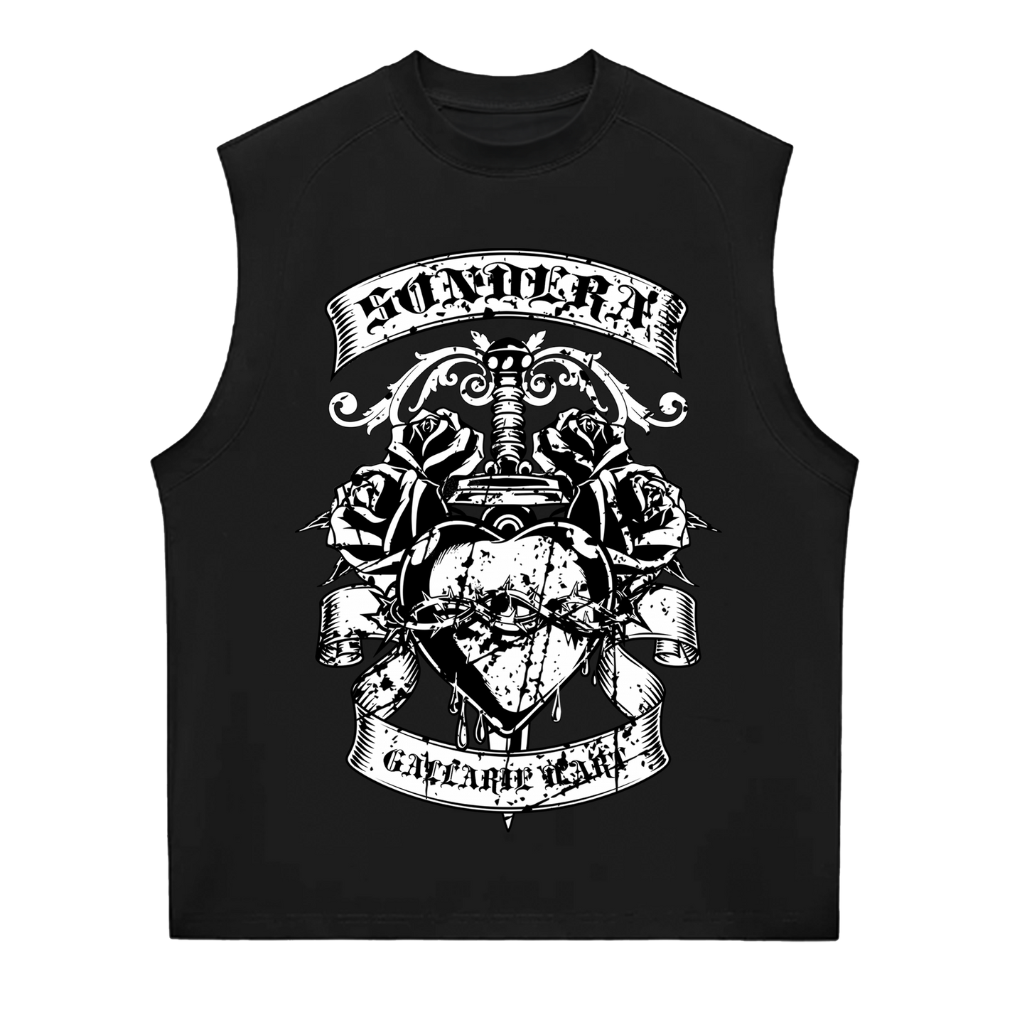"PROTECT" SLEEVELESS SHIRT