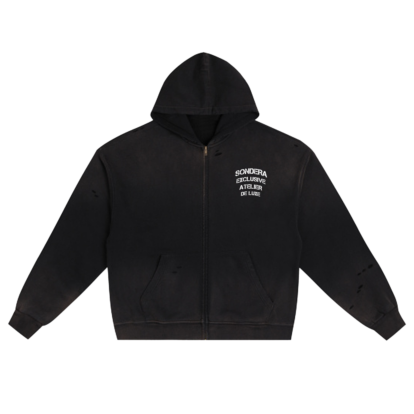 BLACK "ACKNOWLEDGEMENT" HOODIE