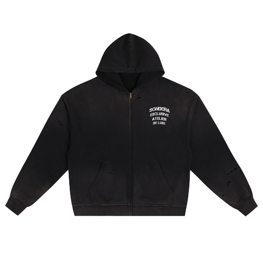 BLACK "ACKNOWLEDGEMENT" HOODIE