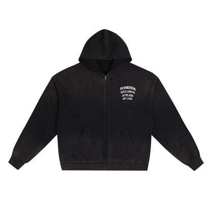 BLACK "ACKNOWLEDGEMENT" HOODIE