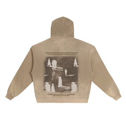 BROWN "ACKNOWLEDGEMENT" HOODIE
