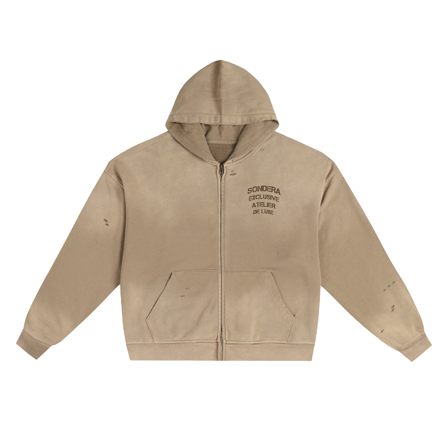 BROWN "ACKNOWLEDGEMENT" HOODIE