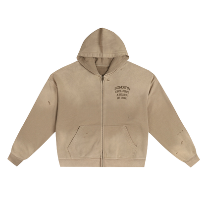 BROWN "ACKNOWLEDGEMENT" HOODIE