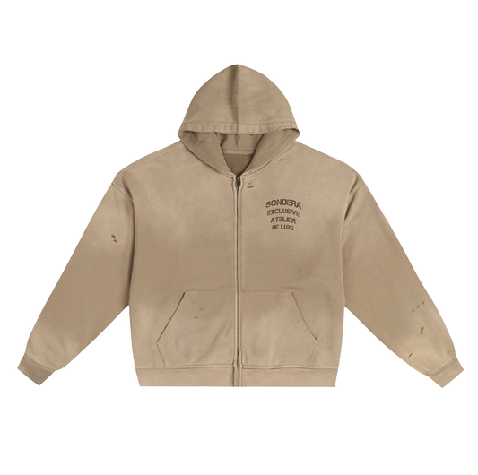BROWN "ACKNOWLEDGEMENT" HOODIE