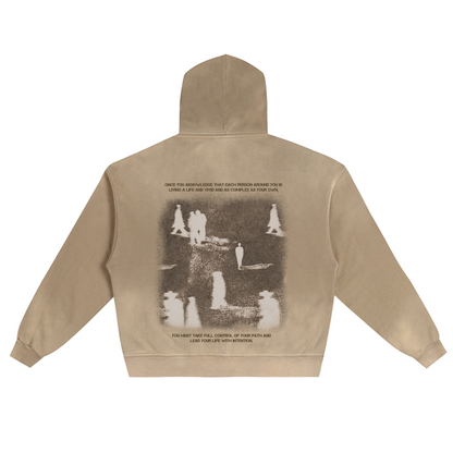 BROWN "ACKNOWLEDGEMENT" HOODIE
