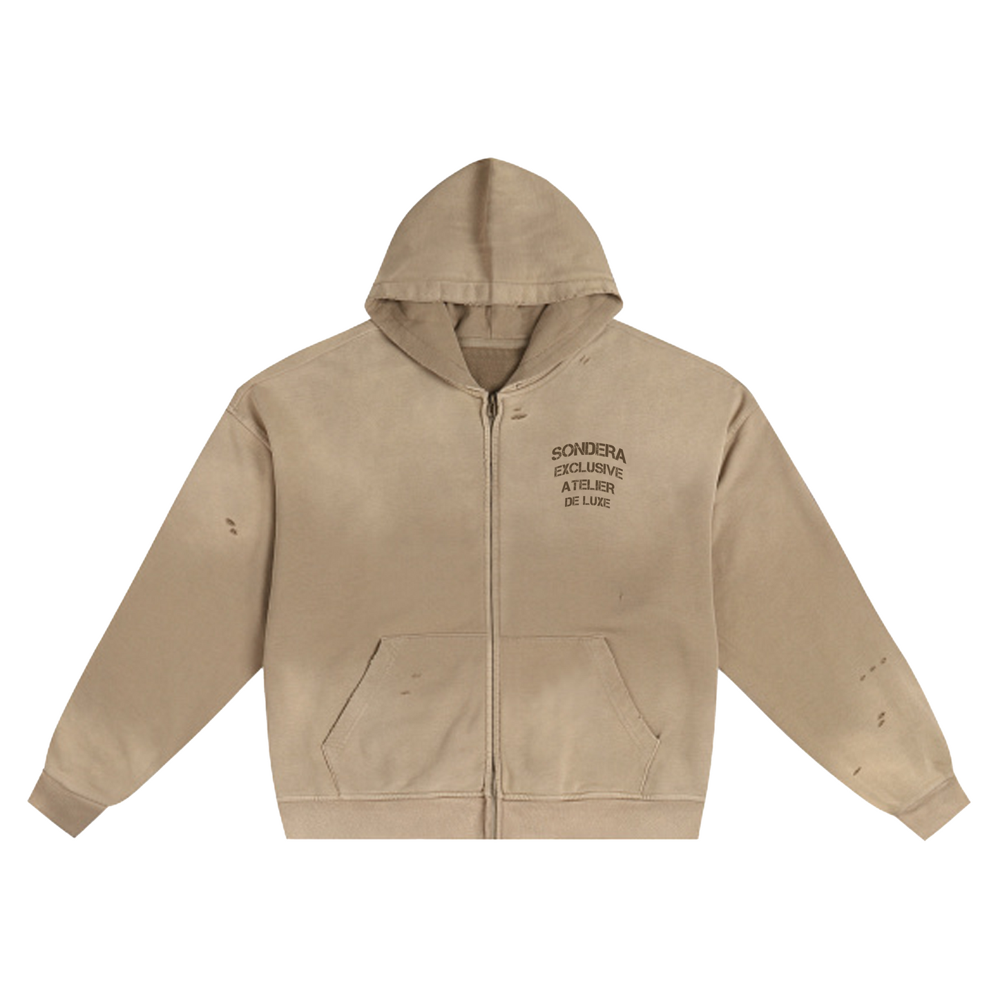 BROWN "ACKNOWLEDGEMENT" HOODIE