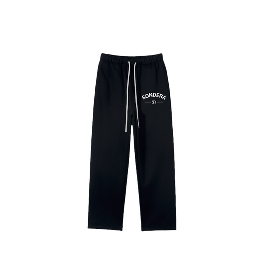 BLACK "ICON" SWEATPANTS