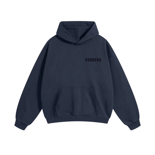 NAVY BLUE "ESSENTIAL" HOODIE