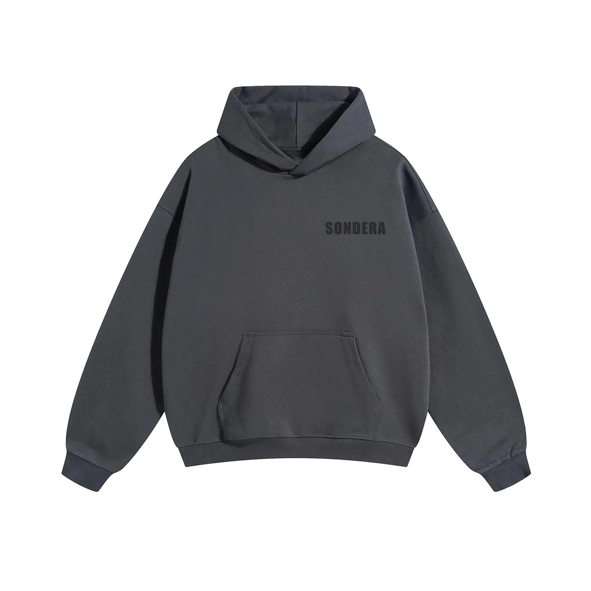 DARK GREY "ESSENTIAL" HOODIE