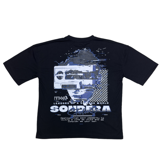 BLACK AND BLUE "INTRO TAPE" TEE