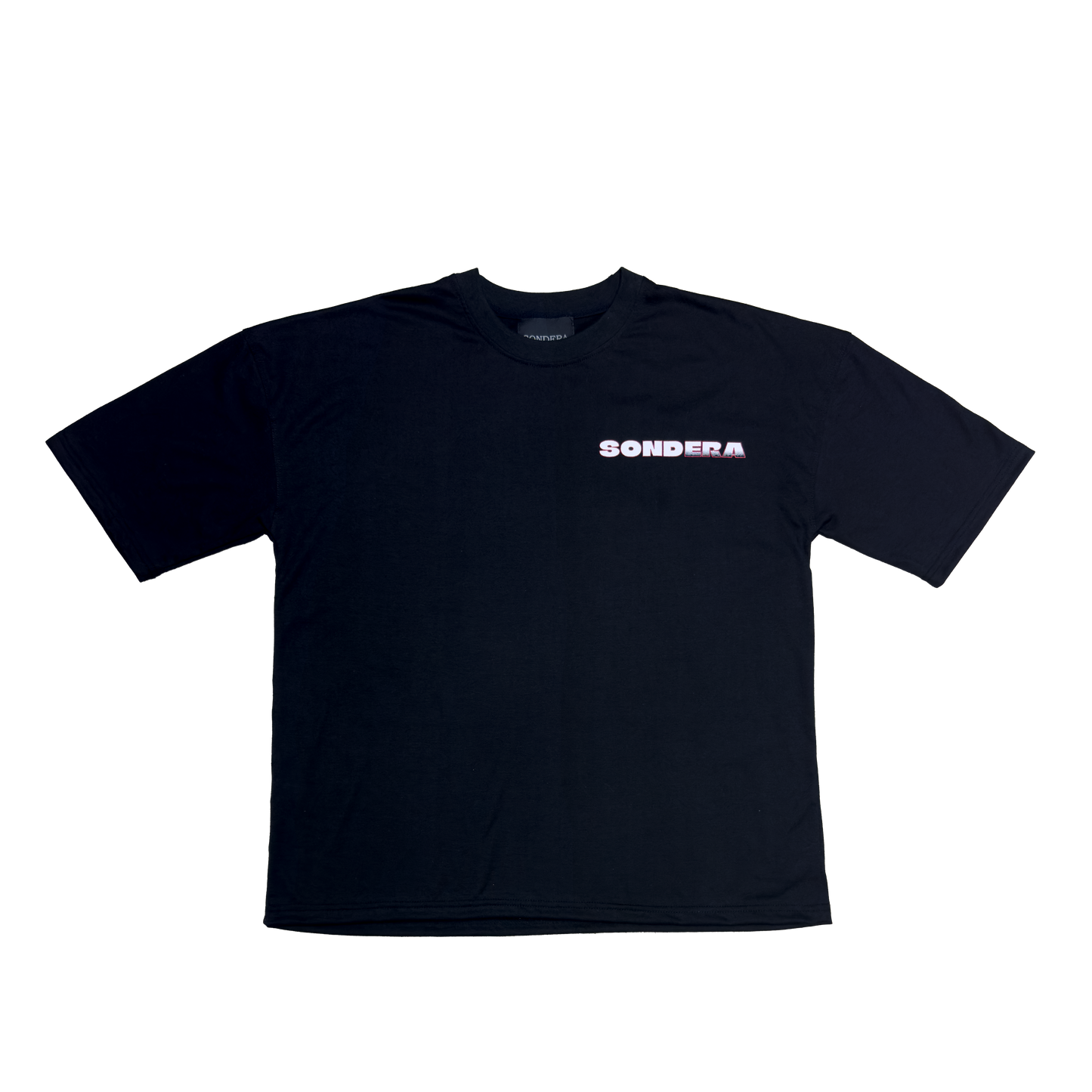 BLACK AND RED "INTRO TAPE" TEE