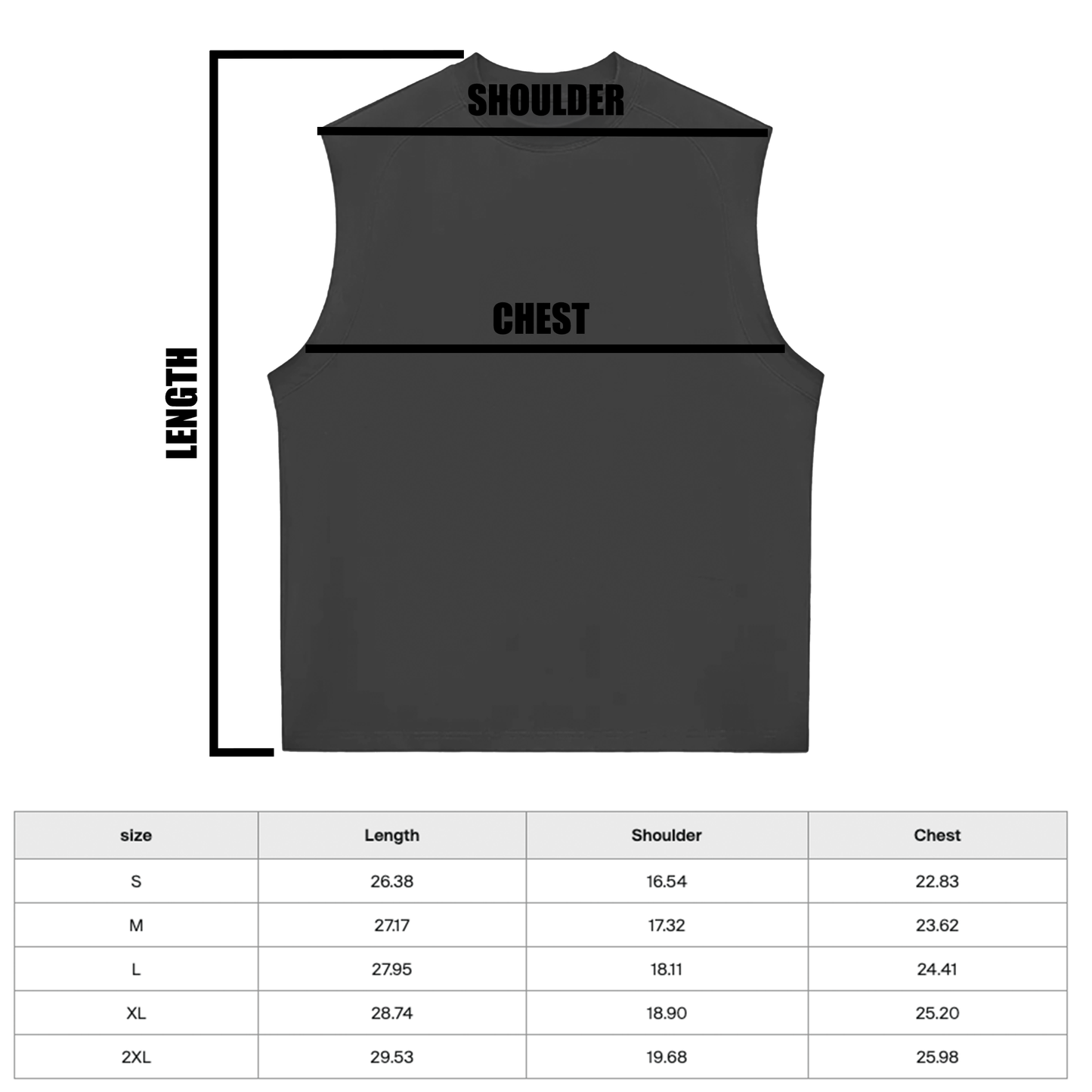 "PROTECT" SLEEVELESS SHIRT
