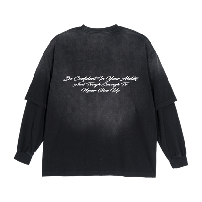 "PURSUIT" DOUBLE LAYERED TEE