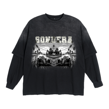"PURSUIT" DOUBLE LAYERED TEE
