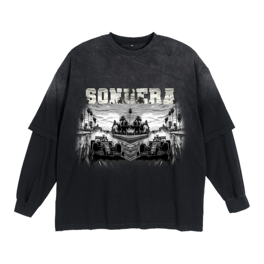 "PURSUIT" DOUBLE LAYERED TEE
