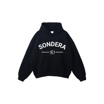 BLACK "THE WORLD IS IN YOUR HANDS" PULLOVER