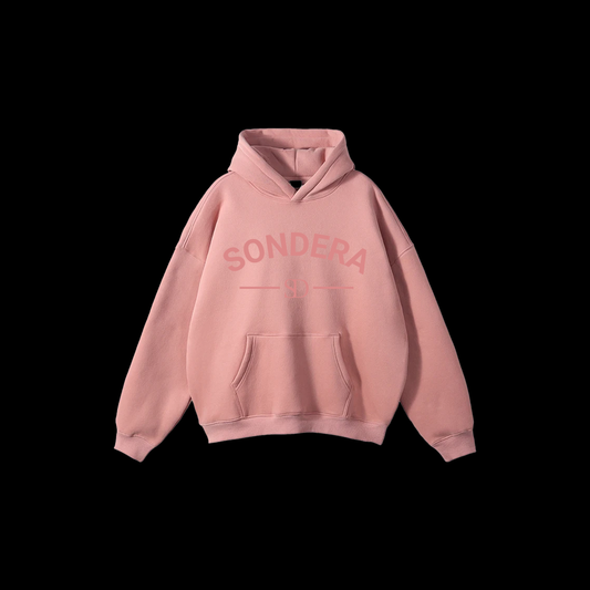 The World Is In Your Hands Pullover Hoodie (Pink)