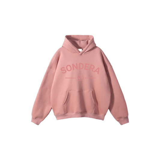 The World Is In Your Hands Pullover Hoodie (Pink)